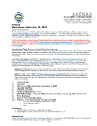 Staff Report on 2021 Comprehensive Plan Amendment Docket List