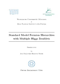 Standard Model Fermion Hierarchies with Multiple Higgs Doublets