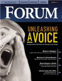 Beyond Boxers Or Briefs Educate Early, Vote Often by Joshua Levy an Interview with Civicyouth.Org’S Peter Levine Letters to the Editor
