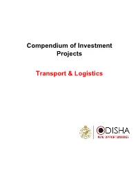 Compendium of Investment Projects Transport & Logistics