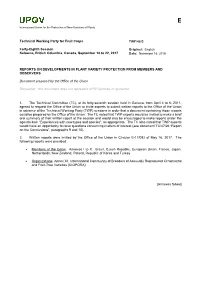 Technical Working Party for Fruit Crops Forty-Eighth Session