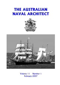 The Australian Naval Architect