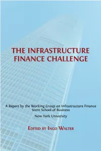 The Infrastructure Finance Challenge