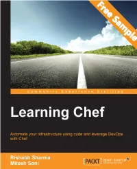 Automation with Chef • Existing Automation Tools and Comparison with Chef
