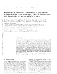 II. Relative Ages and Distances for Six Ancient Globular Clusters