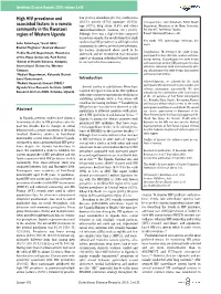 High HIV Prevalence and Associated Factors in a Remote Community in The