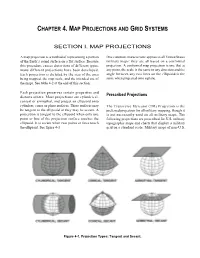 MCWP 3-16.7 Chapter 4: Map Projections and Grid Systems