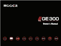 Mooer-Ge300-En.Pdf