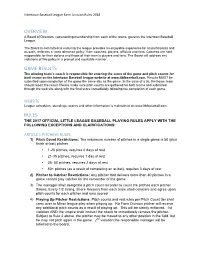 Overview Game Results Rules