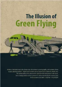 The Illusion of Green Flying