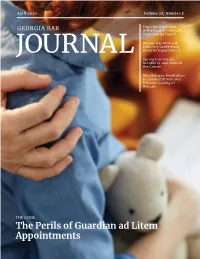 The Perils of Guardian Ad Litem Appointments Move on up in the World