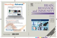BRAIN, BEHAVIOR, and IMMUNITY EDITOR-IN-CHIEF Keith W