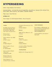 Hyperseeing Spring 2011
