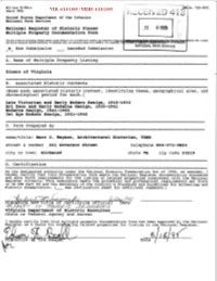 Ti~· F United States Department of the Interior National Park Service National Register of Historic Places JUL 61995 Multiple Property Documentation Form