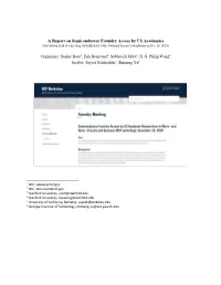 A Report on Semiconductor Foundry Access by US Academics (Discussion Held at a Meeting Virtually Held at the National Science Foundation on Dec 16, 2020)