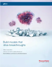 Cancer Cell Culture Basics Handbook Thermofisher.Com/Cancercellculturebasics