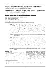 Study of Granitoid Distribution at Toboali Waters, Bangka Belitung Province: Seismic Data Interpretation Approach