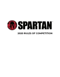 2020 Rules of Competition