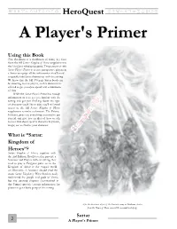 A Player's Primer