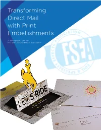 Transforming Direct Mail with Print Embellishments