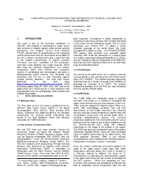A Web Application for Near Real Time Distribution of Tropical Cyclone Heat Potential Estimates