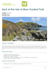 Best of the Isle of Man Guided Trail