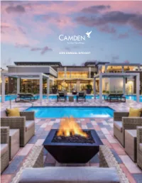 Camden Property Trust 2019 Annual Report