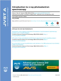 Introduction to X-Ray Photoelectron Spectroscopy