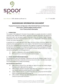 Background Information Document