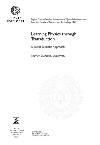 Learning Physics Through Transduction