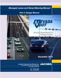 Managed Lanes and Ramp Metering Manual Managed Lanes and Ramp Metering Manual