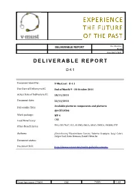 DELIVERABLE REPORT Doc
