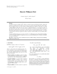 Discrete Willmore Flow