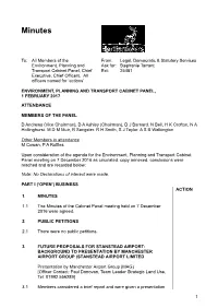 Minutes of a Meeting of the Policy, Resources and Performance