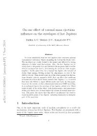 On One Effect of Coronal Mass Ejections Influence on The