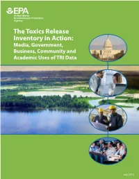 The Toxics Release Inventory in Action