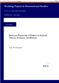 Working Papers in International Studies