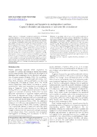 Optimism and Happiness in Undergraduate Students: Cognitive Flexibility and Adjustment to University Life As Mediators