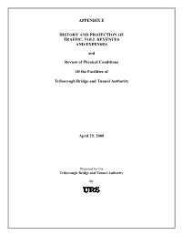 Appendix E History and Projection of Traffic