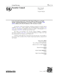 Final Report of the Panel of Experts on South Sudan