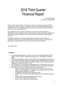 2Q 2018 Report