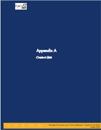 Appendix a Contact Lists
