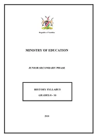 Syllabuses History Feb2010.Pdf