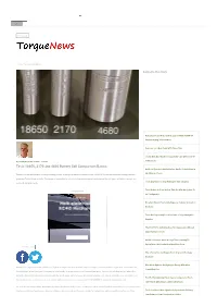 Tesla 18650, 2170 and 4680 Battery Cell Comparison Basics Baidu to Operate 3,000 Driverless Apollo Go Robotaxis In