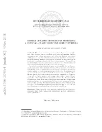 Arxiv:1706.05795V4 [Math.OC] 4 Nov 2018