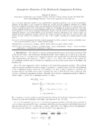 Asymptotic Moments of the Bottleneck Assignment Problem