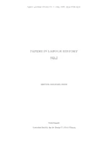 Papers in Labour History No. 3
