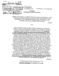 Second Amended Statement of Claim