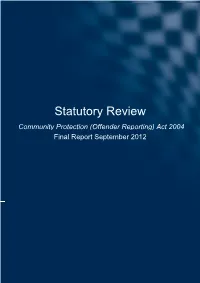 Statutory Review