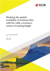 Studying the Spatial Variability of Methane Flux with Five Eddy Covariance Towers of Varying Height